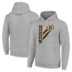 Boston Bruins Starter Color Scratch Fleece Pullover Hoodie For Sale