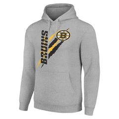 Boston Bruins Starter Color Scratch Fleece Pullover Hoodie For Sale