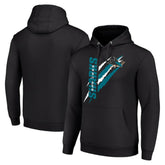 San Jose Sharks Starter Color Scratch Fleece Pullover Hoodie Discount