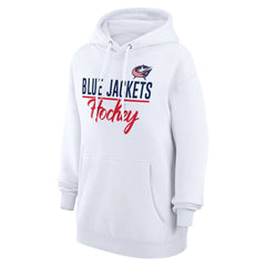 Columbus Blue Jackets G-III 4Her by Carl Banks Women's Team Fleece Pullover Hoodie For Sale
