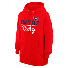 Washington Capitals G-III 4Her by Carl Banks Women's Team Fleece Pullover Hoodie Outlet