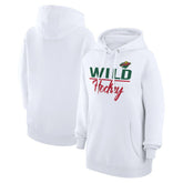 Minnesota Wild G-III 4Her by Carl Banks Women's Team Fleece Pullover Hoodie Outlet