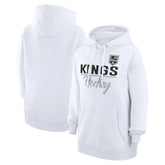 Los Angeles Kings G-III 4Her by Carl Banks Women's Team Fleece Pullover Hoodie Outlet