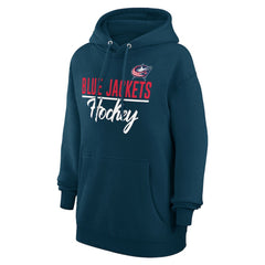 Columbus Blue Jackets G-III 4Her by Carl Banks Women's Team Fleece Pullover Hoodie For Sale