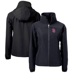 San Diego Padres Cutter & Buck Women's City Connect Charter Eco Recycled Full-Zip Jacket | MLB Online