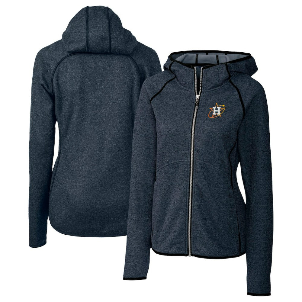 Houston Astros Cutter & Buck Women's City Connect Mainsail Full-Zip Hooded Jacket | MLB Sale