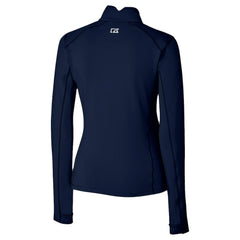 Chicago Cubs Cutter & Buck Women's City Connect Traverse Stretch Quarter-Zip Pullover Top | MLB New