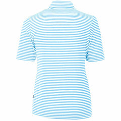 Chicago Cubs Cutter & Buck Women's City Connect Virtue Eco Pique Stripe Recycled Top | MLB Sale