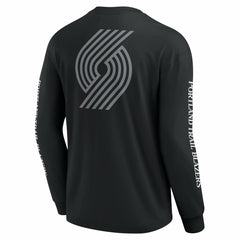 Portland Trail Blazers Elements Strive Long Sleeve T-Shirt For Sale