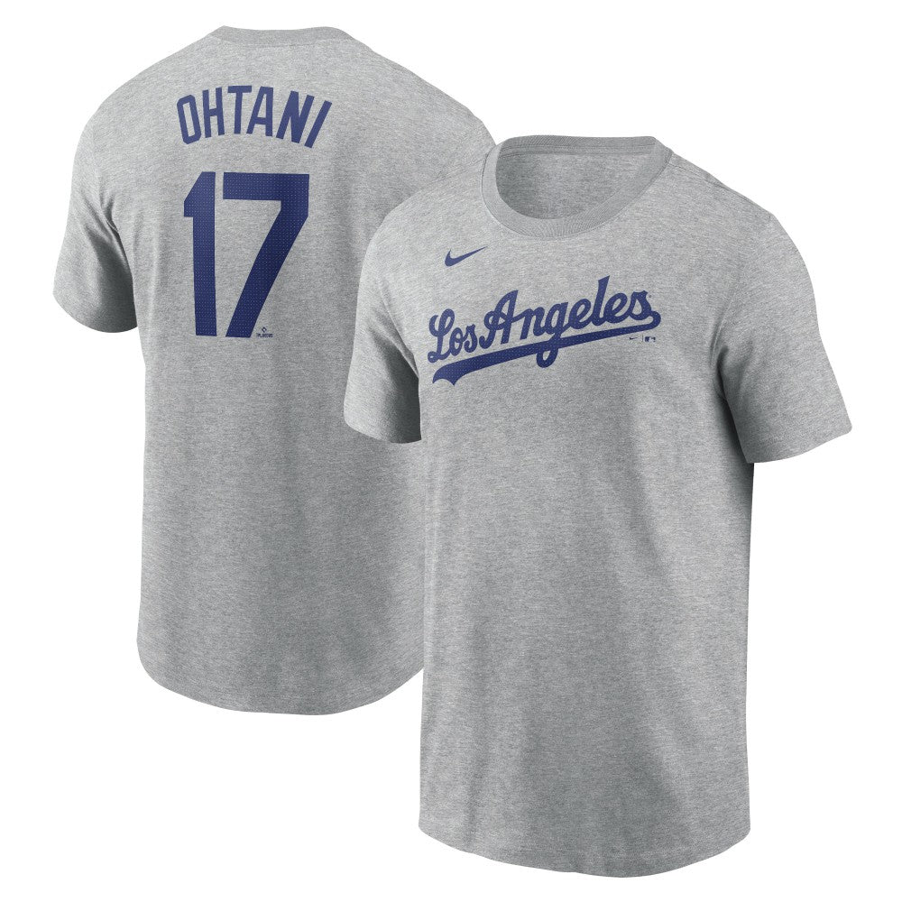 Shohei Ohtani Los Angeles Dodgers Nike 2024 Fuse Name & Number T-Shirt – Gray | MLB Discount