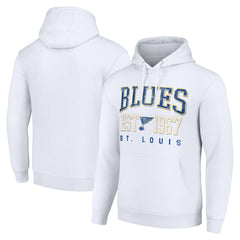 St. Louis Blues Starter Retro Graphic Pullover Hoodie For Sale