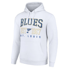 St. Louis Blues Starter Retro Graphic Pullover Hoodie For Sale