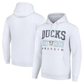 Anaheim Ducks Starter Retro Graphic Pullover Hoodie On Sale