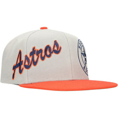 Houston Astros Mitchell & Ness Knock Out Panel Snapback Hat | MLB Discount