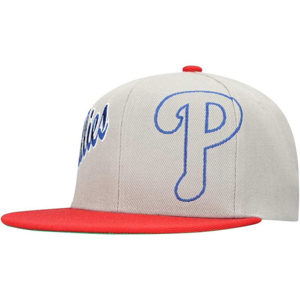 Philadelphia Phillies Mitchell & Ness Knock Out Panel Snapback Hat | MLB For sale