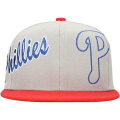 Philadelphia Phillies Mitchell & Ness Knock Out Panel Snapback Hat | MLB For sale