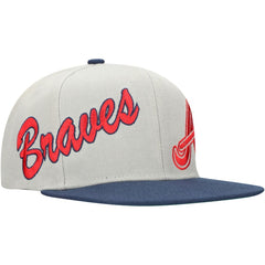 Atlanta Braves Mitchell & Ness Knock Out Panel Snapback Hat | MLB For sale