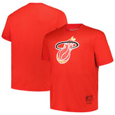 Miami Heat Big & Tall Hardwood Classics Vintage Logo T-Shirt For Sale