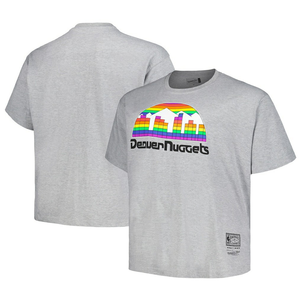 Denver Nuggets Big & Tall Hardwood Classics Vintage Logo T-Shirt sale For Sale