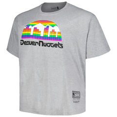 Denver Nuggets Big & Tall Hardwood Classics Vintage Logo T-Shirt sale For Sale