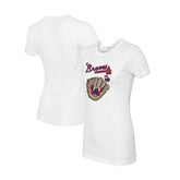 Atlanta Braves Tiny Turnip Women's Butterfly Glove T-Shirt | MLB Online