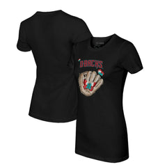 Arizona Diamondbacks Tiny Turnip Women's Butterfly Glove T-Shirt | MLB On Sale