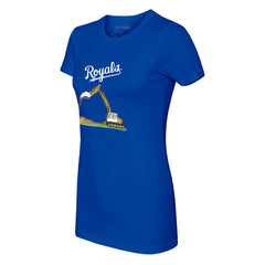 Kansas City Royals Tiny Turnip Women's Excavator T-Shirt | MLB For sale