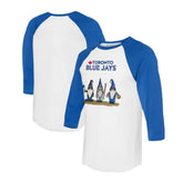 Toronto Blue Jays Tiny Turnip Unisex Gnomes 3/4-Sleeve Raglan T-Shirt | MLB Discount