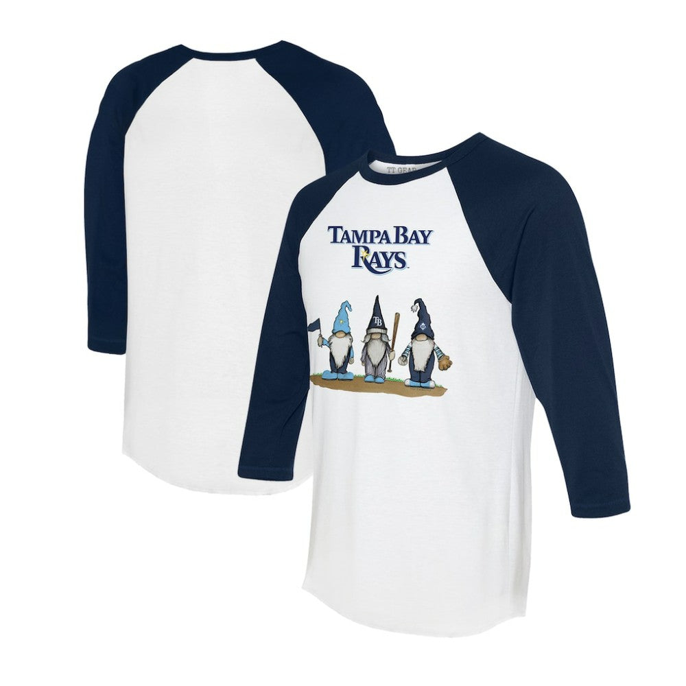 Tampa Bay Rays Tiny Turnip Unisex Gnomes 3/4-Sleeve Raglan T-Shirt | MLB Outlet