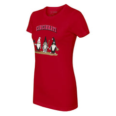 Cincinnati Reds Tiny Turnip Women's Gnomes T-Shirt | MLB For sale