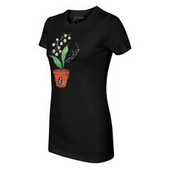 Baltimore Orioles Tiny Turnip Women's Lilies & Ladybugs T-Shirt | MLB Outlet