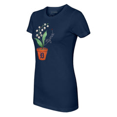 Detroit Tigers Tiny Turnip Women's Lilies & Ladybugs T-Shirt | MLB Near me