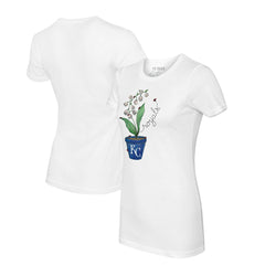 Kansas City Royals Tiny Turnip Women's Lilies & Ladybugs T-Shirt | MLB On Sale