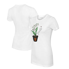 San Francisco Giants Tiny Turnip Women's Lilies & Ladybugs T-Shirt | MLB On Sale