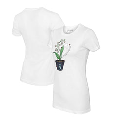 Seattle Mariners Tiny Turnip Women's Lilies & Ladybugs T-Shirt | MLB Discount
