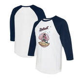 Detroit Tigers Tiny Turnip Unisex Mermaid 3/4-Sleeve Raglan T-Shirt | MLB For sale