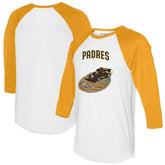 San Diego Padres Tiny Turnip Unisex Race Car 3/4-Sleeve Raglan T-Shirt | MLB Shop