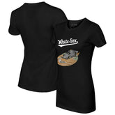 Chicago White Sox Tiny Turnip Women's Race Car T-Shirt | MLB Outlet