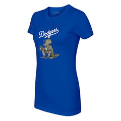 Los Angeles Dodgers Tiny Turnip Women's Triceratops T-Shirt | MLB US