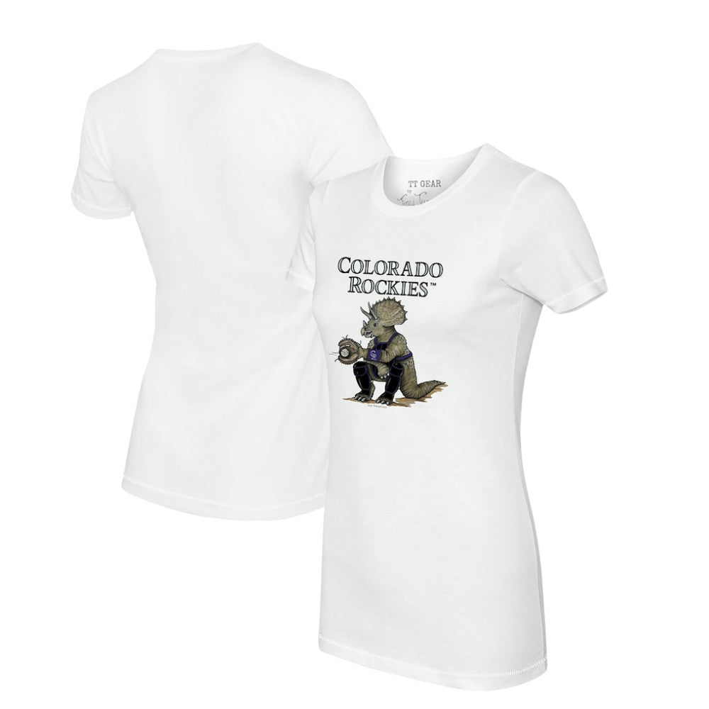 Colorado Rockies Tiny Turnip Women's Triceratops T-Shirt | MLB Online