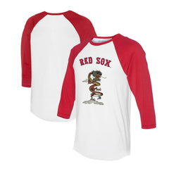 Boston Red Sox Tiny Turnip Unisex 2024 Year of the Dragon 3/4-Sleeve Raglan T-Shirt | MLB For sale