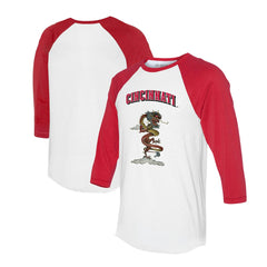 Cincinnati Reds Tiny Turnip Unisex 2024 Year of the Dragon 3/4-Sleeve Raglan T-Shirt | MLB Online