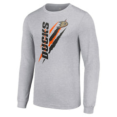 Anaheim Ducks Starter Color Scratch Long-Sleeve T-Shirt Online