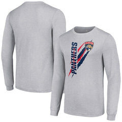 Florida Panthers Starter Color Scratch Long-Sleeve T-Shirt On Sale