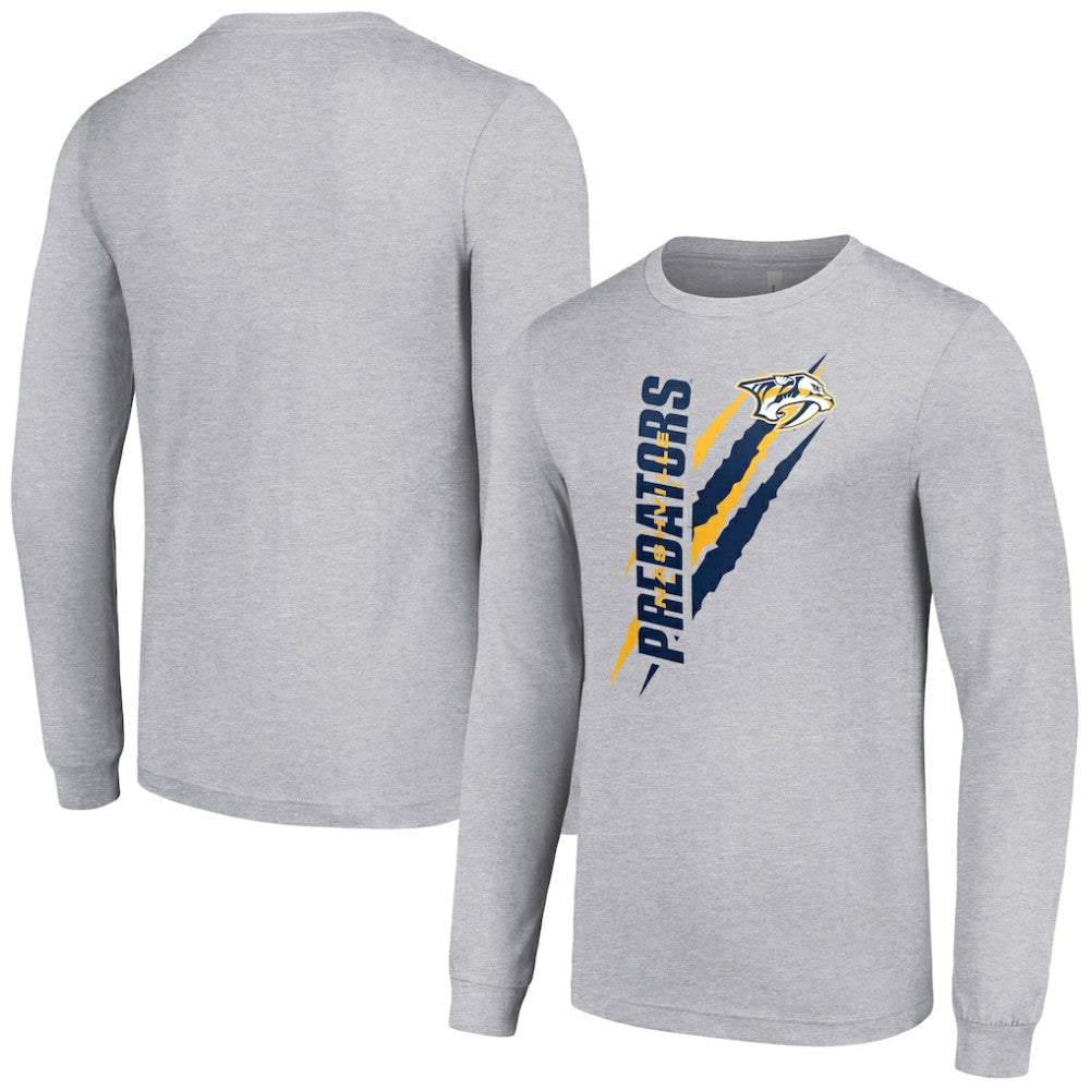 Nashville Predators Starter Color Scratch Long-Sleeve T-Shirt For Sale