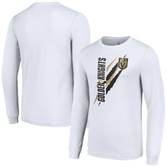Vegas Golden Knights Starter Color Scratch Long-Sleeve T-Shirt Discount