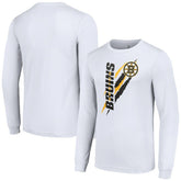 Boston Bruins Starter Color Scratch Long-Sleeve T-Shirt Sale