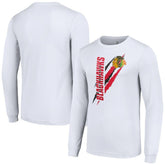 Chicago Blackhawks Starter Color Scratch Long-Sleeve T-Shirt Sale