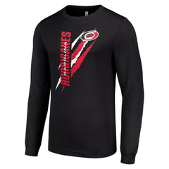 Carolina Hurricanes Starter Color Scratch Long-Sleeve T-Shirt Online