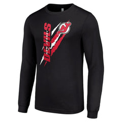 New Jersey Devils Starter Color Scratch Long-Sleeve T-Shirt Outlet